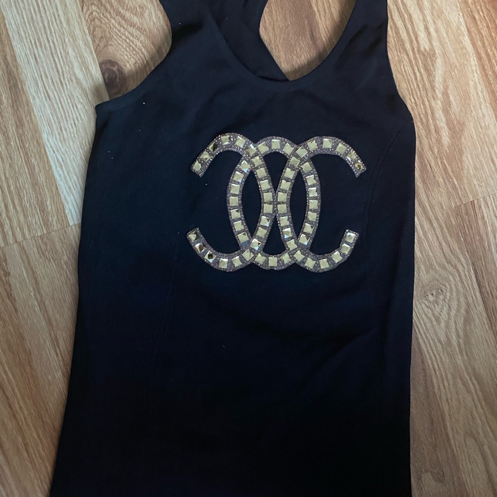 Black and Gold Women's Top